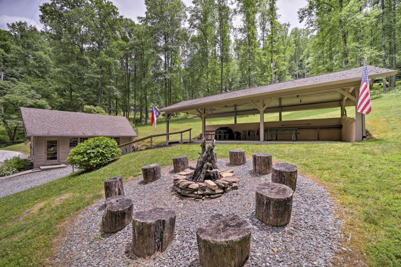 Bryson City Home With Private Fire Pit And Creek! Luaran gambar
