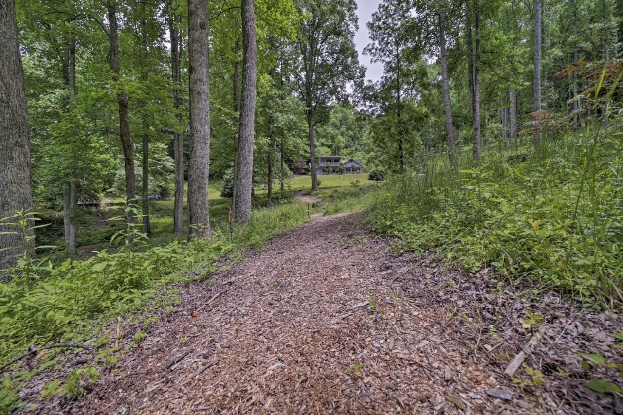 Bryson City Home With Private Fire Pit And Creek! Luaran gambar